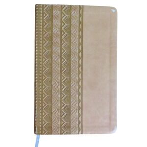 Thomas Nelson KJV Holy Bible Reference Edition Tan Gold Thumb Indexed 2003D